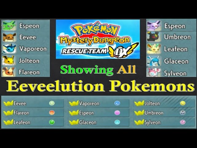 Sylveon  Pokemon eeveelutions, Pokémon super mystery dungeon, Pokemon