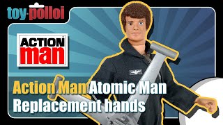 Vintage Action Man Atomic Man replacement hands - Toy Polloi