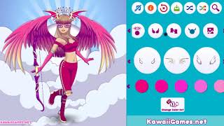 Kawaii Avatar Maker Angel or Demon &Girl Game-Fun Makeup,Dress up,Color Hairstyles-Gameplay screenshot 4