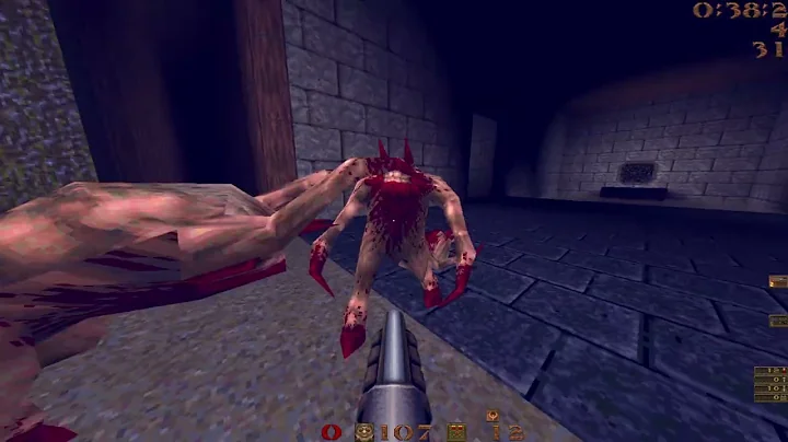 Quake - 3-player Easy 100% of e4m5 by Sphere, Kainalo & praskOo in 0:46