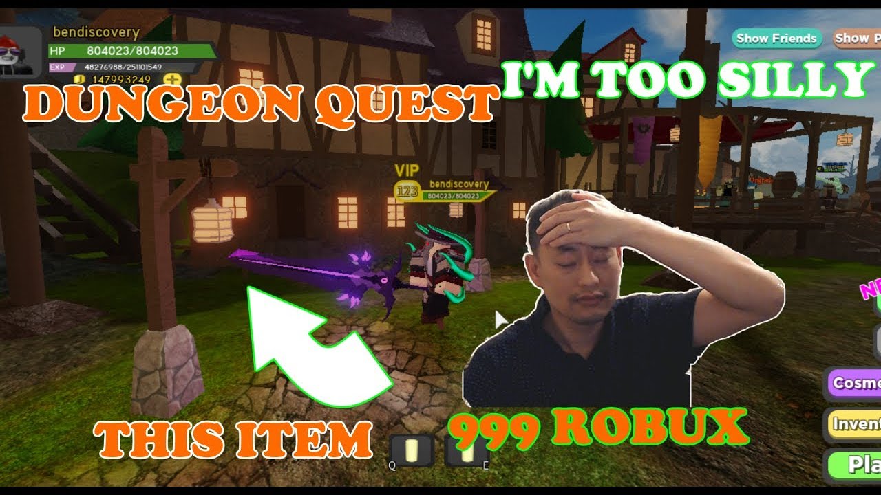 Philip Spent 999 Robux To Buy A Silly Item In Dungeon Quest Ben
