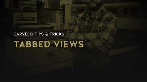 Tips and Tricks: Tabbed Views