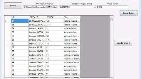 a IMPORTAR EXPORTAR EXCEL CON DATAGRIDVIEW EN VB.NET