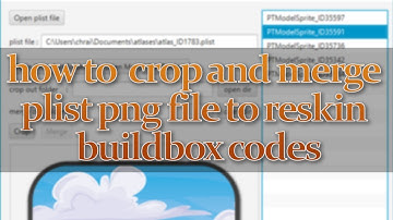 buildbox and texture packer plist png assets cropper and merger