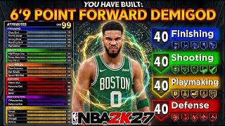 This 6'9 POINT FORWARD Build Is BROKEN in NBA 2K27 | Best Build 2K27