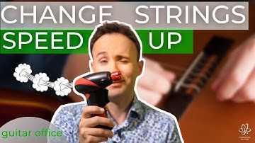How to make Your classical guitar STRINGS CHANGE - FASTER and EASIER?