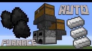 How to build a auto furnace in Minecraft