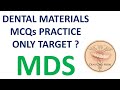 Dental mcqs practice  dental materials