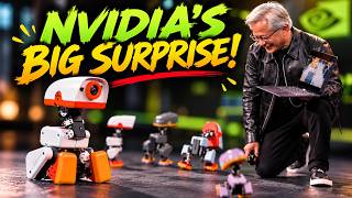 Jensen Huang Brings 4 Tiny MicroDuck Robots to the Stage — NVIDIA GTC 2026’s Biggest Surprise