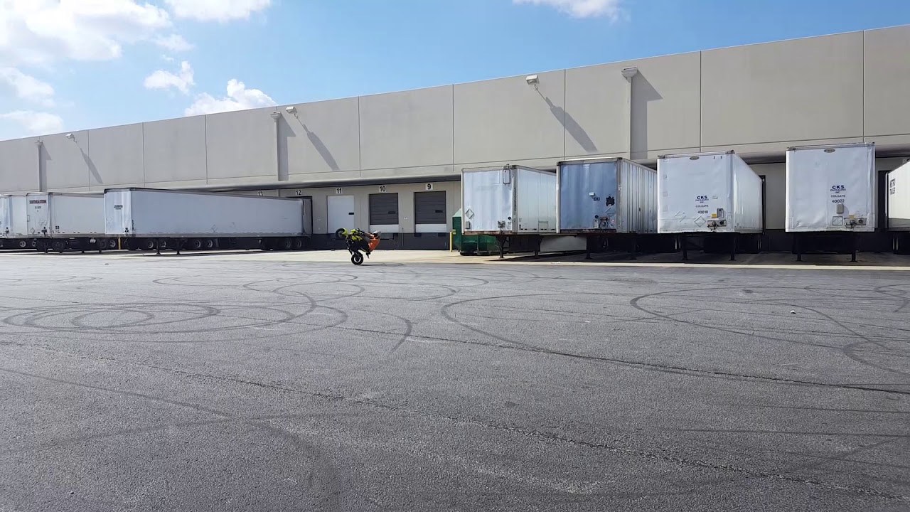 learning sit down circle wheelies on a grom