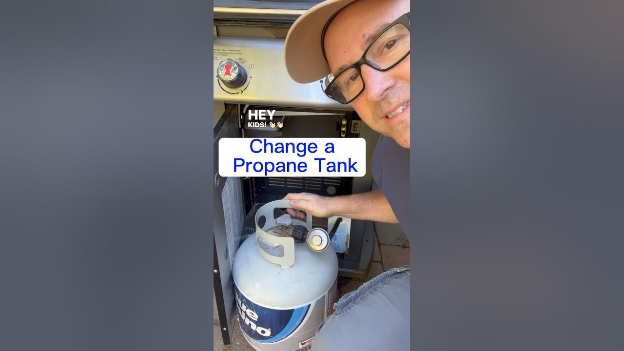 How to Change a Propane Tank dadhowdoi propane grill YouTube