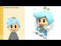 Cyan Sprixie Princess - Super Mario 3D World [621]