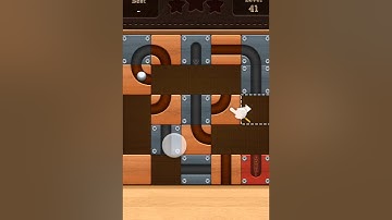 Roll the Ball slide puzzle Moving D Pack Level 41 Solution