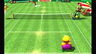 Mario Power Tennis-Mario Vs Wario