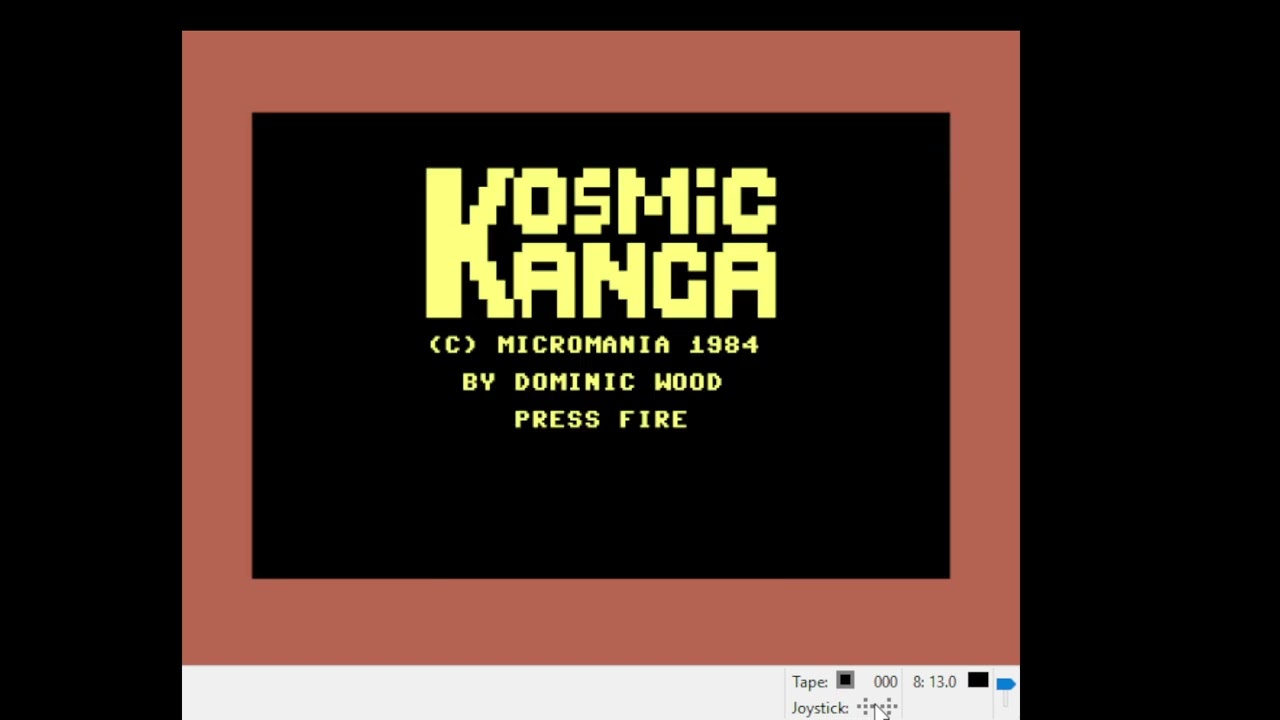 Commodore 64, Emulated, Kosmic Kanga, 113 points