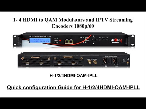 HDMI modulador RF QAM y ATSC- HDCP libre funciona con cualquier fuente de  video hdmi