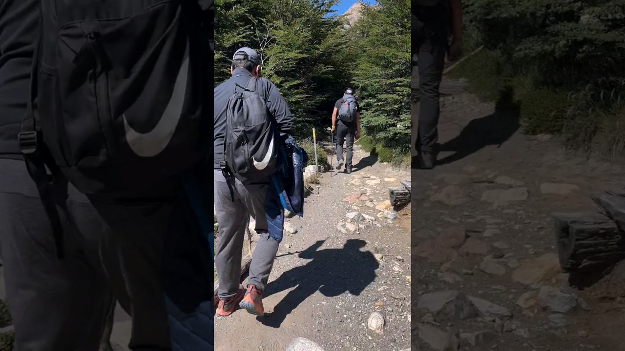 Trekking al detalle : Último km de subida empinada, Laguna de los tres,  El Chalten.