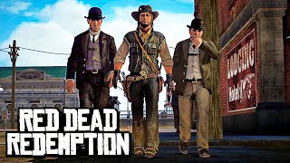 Red Dead Redemption - Intro & Mission #1 - Exodus in America (Xbox One X)