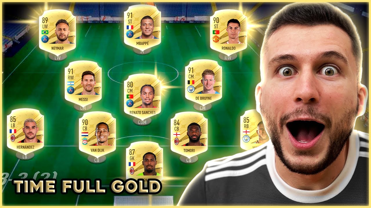 MONTEI UM TIME FULL OURO EM ABRIL E JOGUEI A WL!!! SERÁ QUE DEU BOM? FIFA 23 - ULTIMATE TEAM