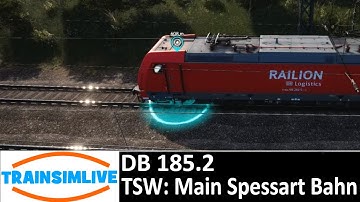 Train Sim World - Service Mode 10:31 Banking Service - 185.2 On Main Spessart Bahn