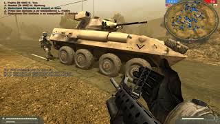 Battlefield 2 - Strike at Karkand / 128 bots (1000 tickets) / Veteran Difficulty