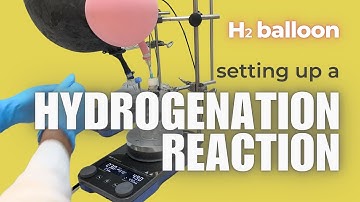 Hydrogenation Reaction Set up - Reduction of a Nitro group