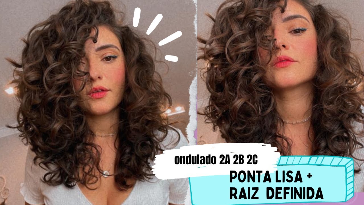 FINALIZAÇÃO CABELO ONDULADO / RAIZ MAIS DEFINIDA DISFARÇANDO AS PONTAS LISAS
