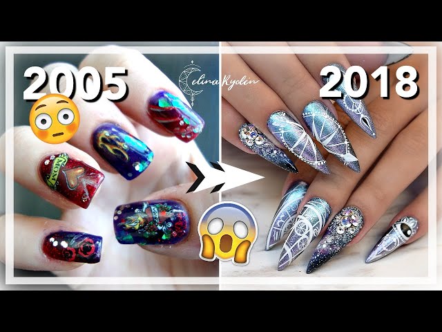 WHAT MY NAIL ART LOOKED LIKE WHEN I STARTED OUT | NAIL ART SCHOOL PART 1