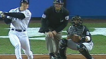 2003 WS Gm2: Hideki Matsui blasts three-run home run