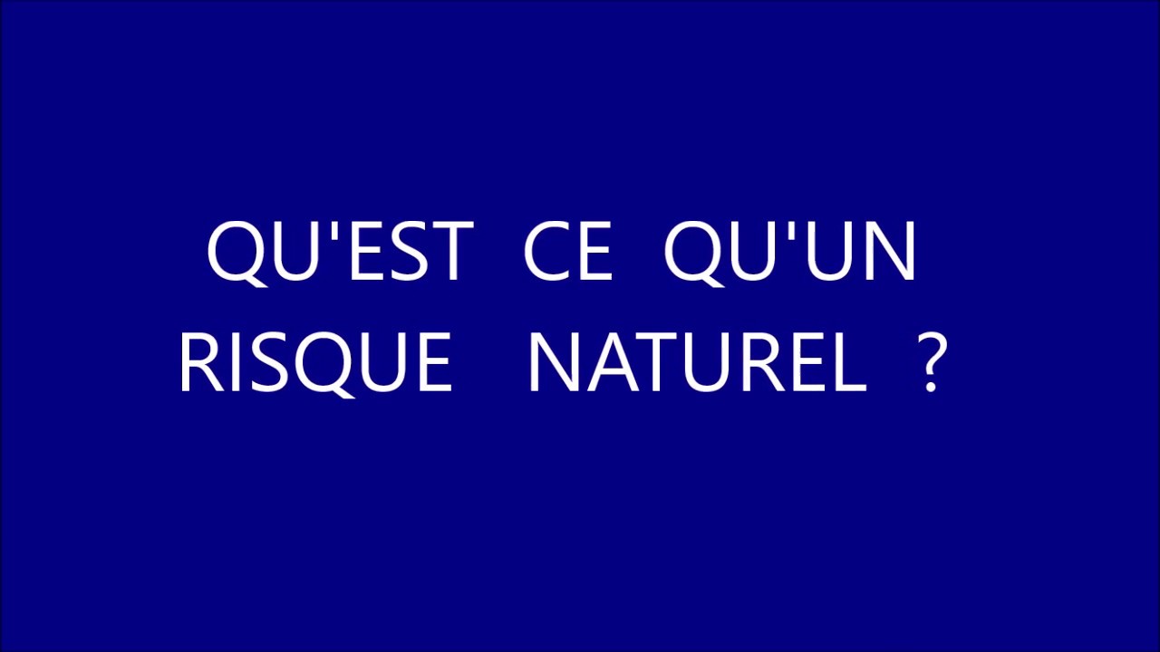 risque naturel capsule