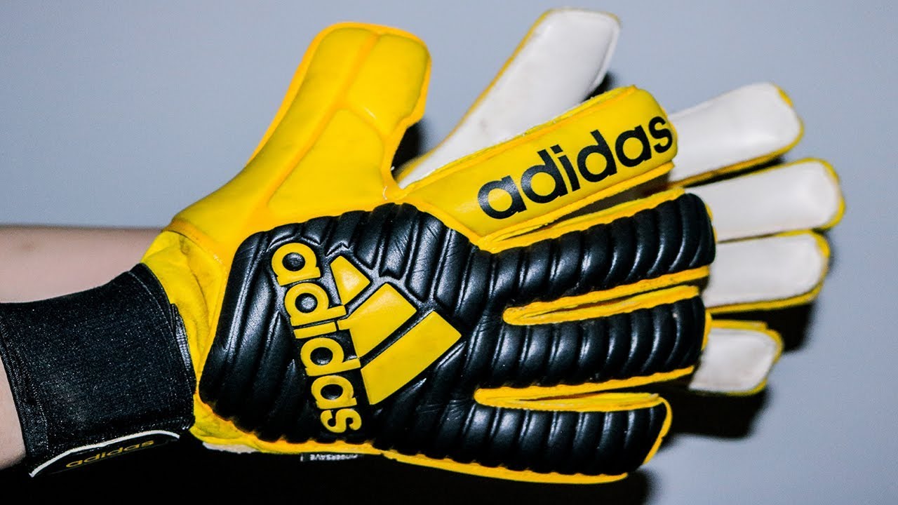 yellow adidas goalkeeper gloves