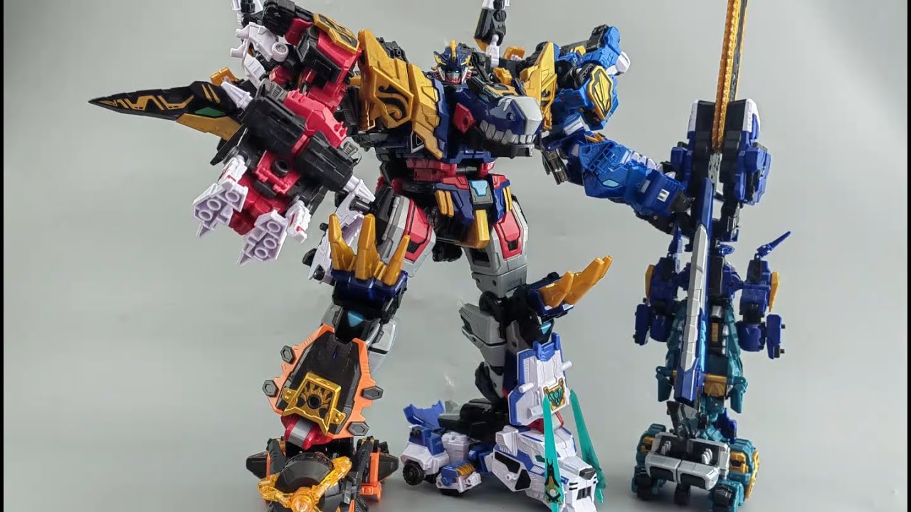 国代版迷你特工队大暴龙组合 Miniforce Dinoid Warrior Great Rex