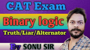 Binary logic (truth, liar, alternator) #studymbaindia #sonusir #catexam2021 #smipatna