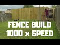 Building a Fence Start to Finish