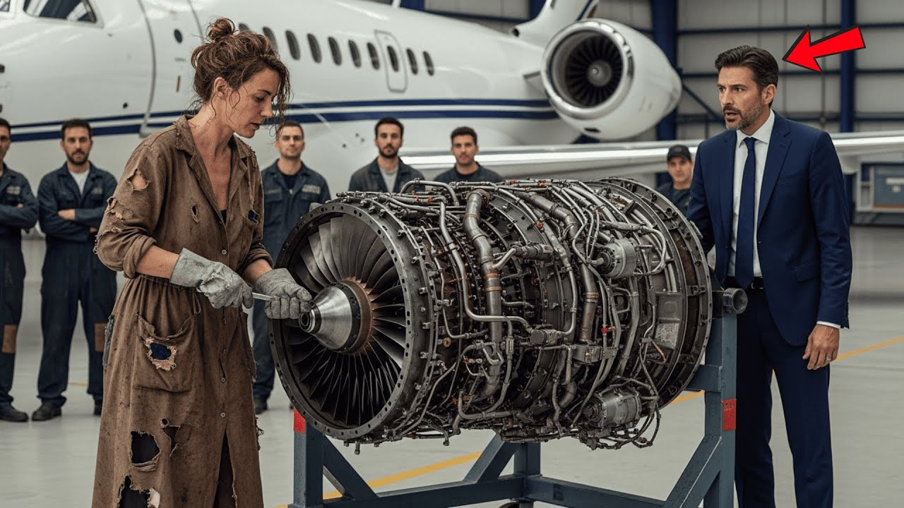 "SI TU ME LAISSES, JE LE RÉPARE", Personne Ne Pouvait Réparer Le Moteur À Réaction Du Milliardaire…