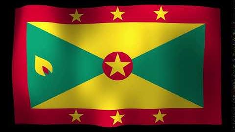 Grenada Flag 4K Loop Video