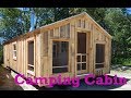 14x26 Camping Cabin - OTR Over the Road Legal - Deliver Fully Assembled