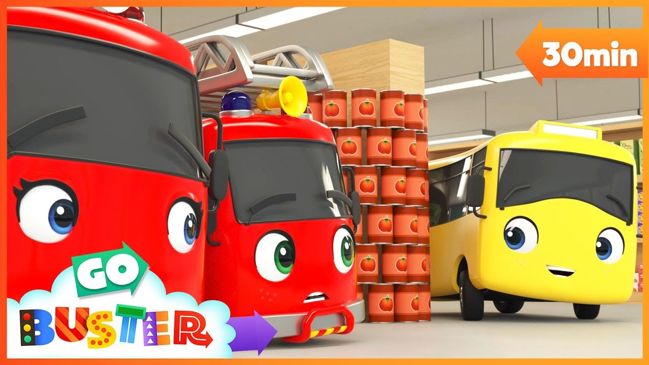 Buster's Trip to the Supermarket  +30 Minutes of Kids Cartoons