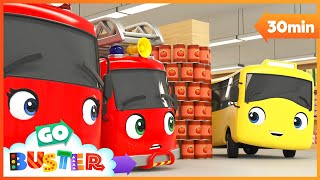 Buster's Trip to the Supermarket | +30 Minutes of Kids Cartoons | Go Buster screenshot 3