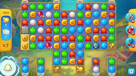 Fishdom 1693 Level - NO BooSTERS