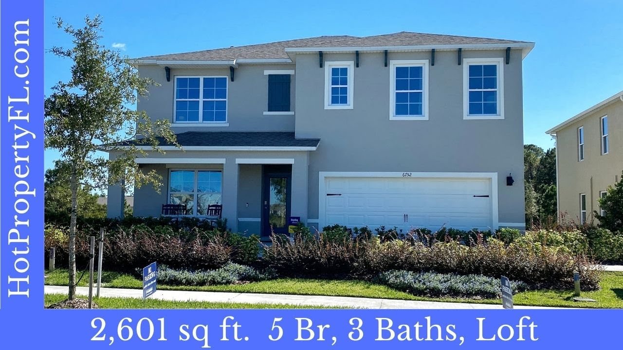 New Home Tour Saint Cloud / Orlando FL. Hayden Model by DR Horton