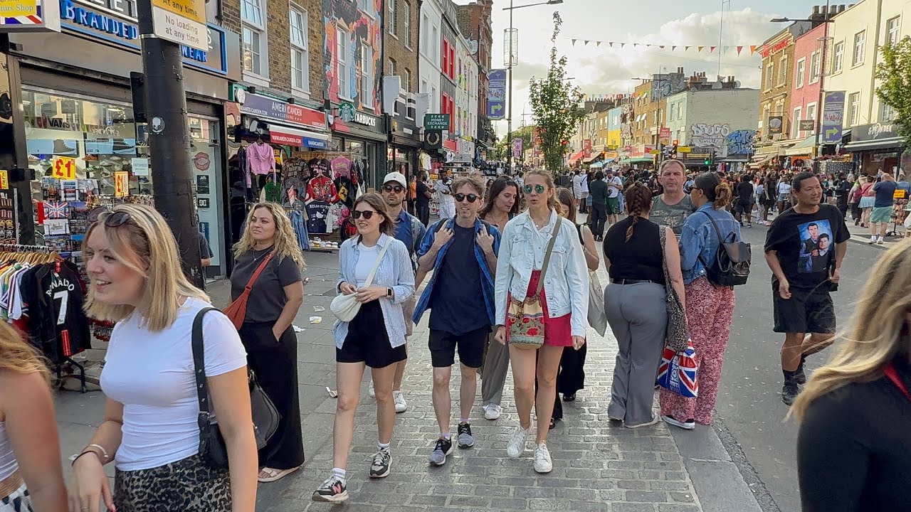 Camden Market London | Camden High Street | Camden Market Food | London Summer Walk 2025 [4K HDR]