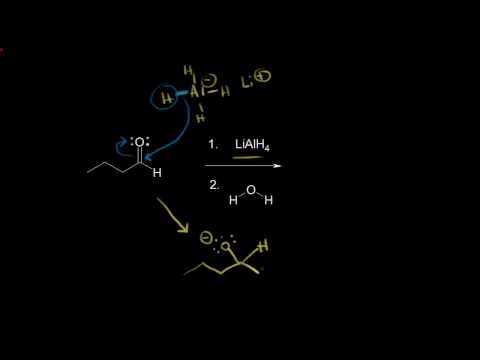 Formation of alcohols using hydride reducing agents | Organic chemistry | Khan Academy