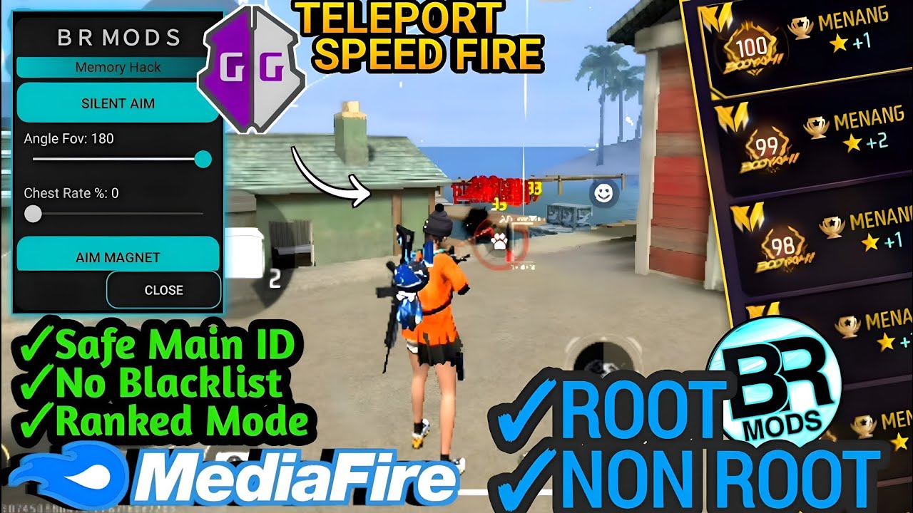 BR MOD MENU FREE 🔥✅| BR MOD MENU☠️ | BR MOD MENU VERSION NON ROOT FREE DOWNLOAD