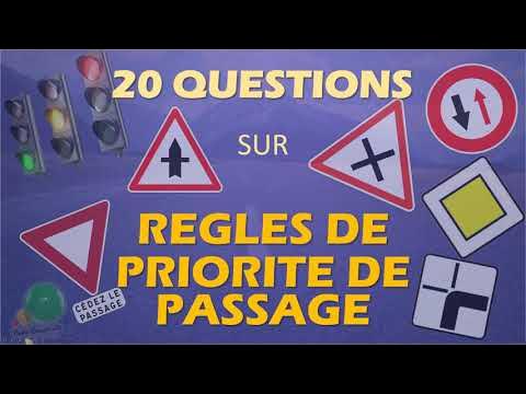 Ready go to ... https://youtu.be/uWJT_HdnzW0 [ Test 20 questions sur PRIORITÃS DE PASSAGE #1  Code de la route 2023 Permis B]