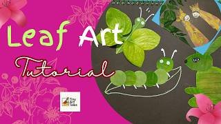 Athlete Statistics Amazing Leaf Collage Art 🌿 | Easy DIY Nature Craft Ideas @TinyArtTales16 