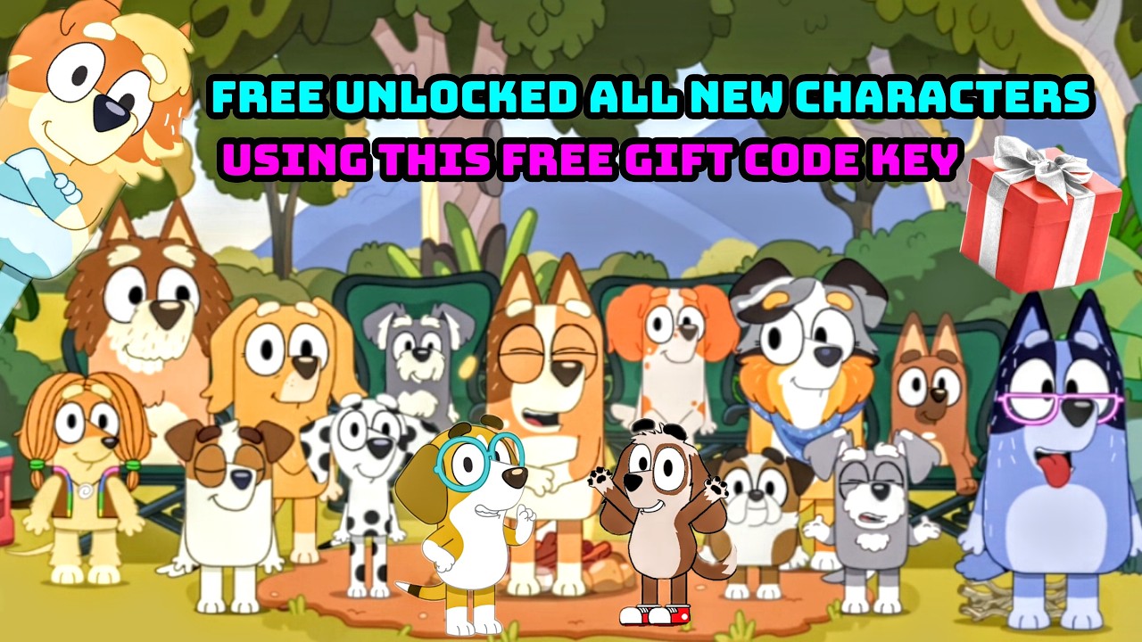 Bluey Imageid Code Free Unlocked All New Characters Using This Free Gift Code Key In Bluey ...