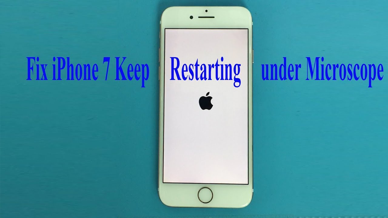 Fix iPhone 7 Keeping Restarting under Microscope