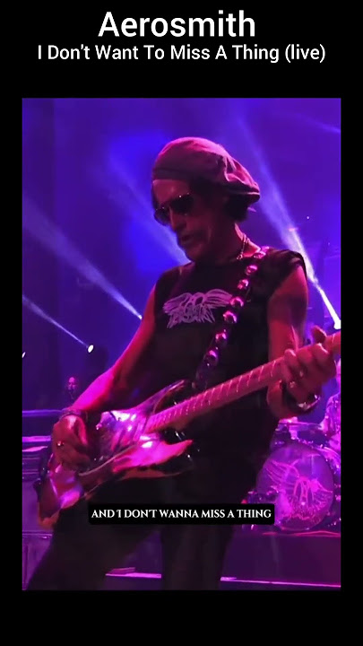 Aerosmith – I Don’t Want to Miss a Thing 🎤 Live Rock Ballad #Aerosmith, #IDontWantToMissAThing,