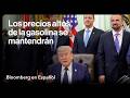 Trump dice que los precios altos de la gasolina se mantendrán "por un poco de tiempo"